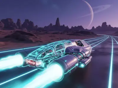 Sci Fi Starships  002 Game Ready 3D Print Solid Mesh Low-poly 3D model