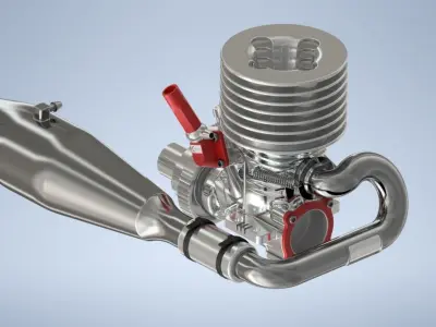 RC Nitro Engine 3D print model