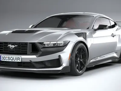 Hennessey Super Venom Mustang Dark Horse 2025 3D model