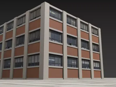 Building For Modelling Low-poly 3D model