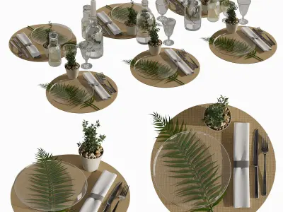 Table setting 03 3D model