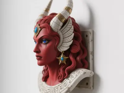 Evil Goddess 3D print model