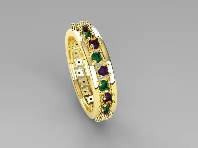 Anillo doble  3D print model