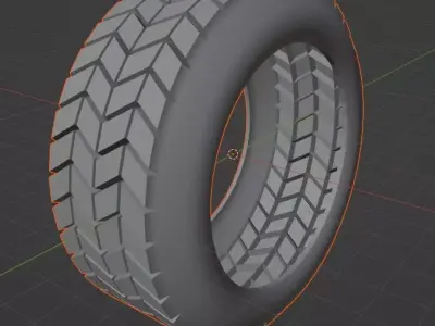  Cutting Edge 3D Tire Model for Next-Gen Vehicles 3D model