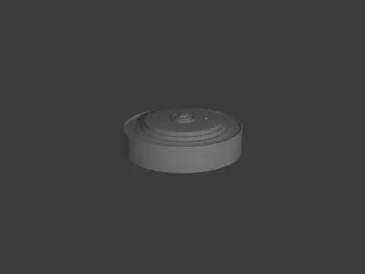 TM-46 Soviet Anti-Tank Mine 3D printable replica  Free 3D print model