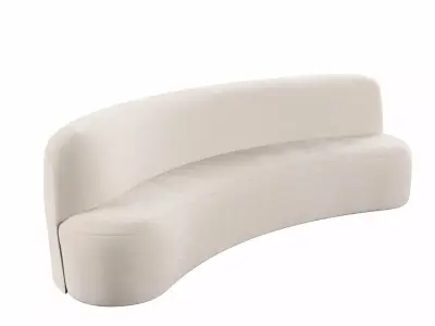 Curved Sofa 3D model buy