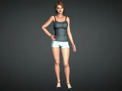 Character Ivon 3D model