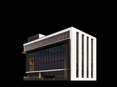 Modern Office Building 3D model