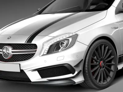 Mercedes-Benz A45 AMG Edition 1 2014 3D model