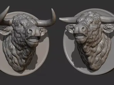 Bull head bellows 3D print model