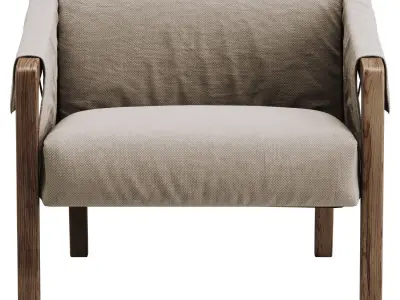 Bauer Armchair 3D model