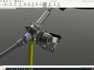  Electronic power steering system 3D model