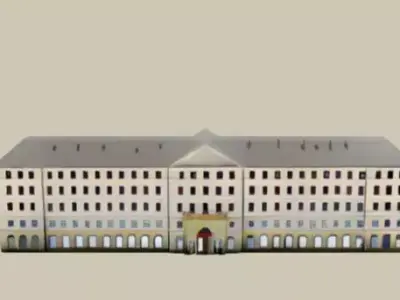 BATIMENT PROPS Free low-poly 3D model