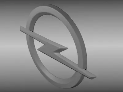 Opel logo 3D model