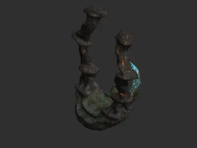 Dragon Jaw Portal Free 3D model
