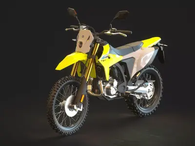Base model  Suzuki DRZ 4S 2025 3D model