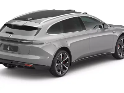 2025 Nio ET5 Touring with Interior 3D model