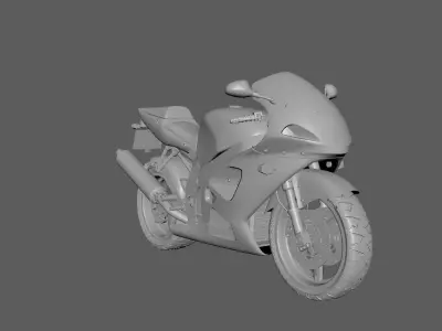suzuki gsx 750r 3D model
