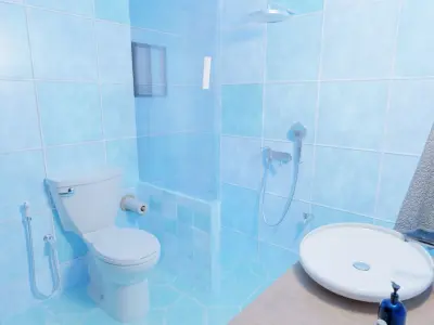 Bathroom Interior 3D model get