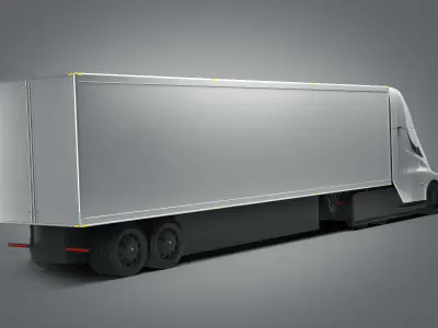 Tesla semi truck 3D model