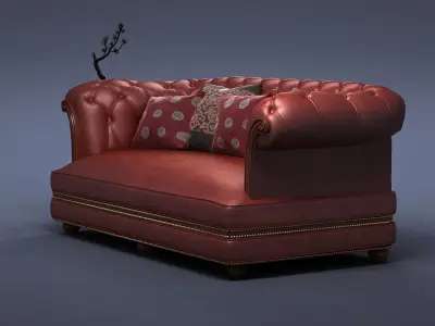 cabinet cabinet wardrobe sofa bed table bookshelve 3D model