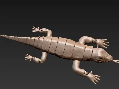 Komodo Dragon 3D model