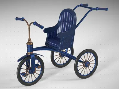 Medieval Convertable Tricycle 3D model