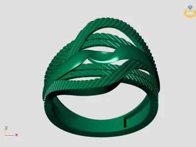 Women Plain Ring STL Models Womens Ring 3dmodels 3D print model 3D print model 39