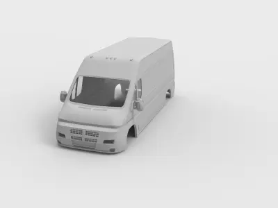 Dodge ram promaster 3D print model