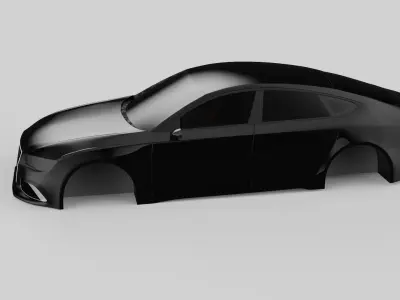 car rs7  3D model