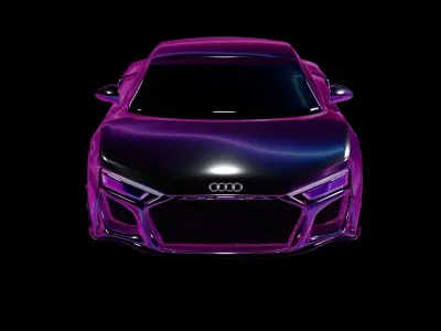 Audi r8 quattro  blender  3D model