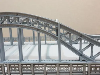 Steel bridge  3D model