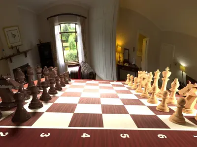 Chess Game 3D model