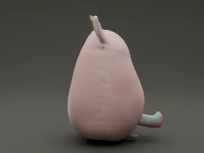 Baby toy Low-poly 3D model