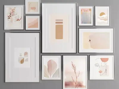 Art Frame 340 Low-poly 3D model