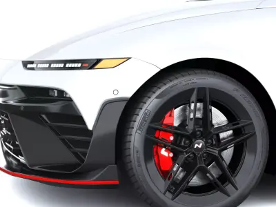 Hyundai Ioniq 6 N 2026 3D model