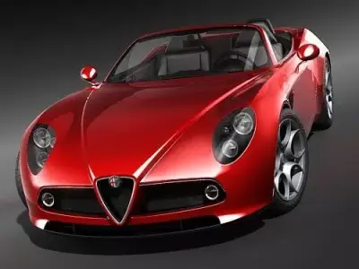 Alfa Romeo 8c Spider 3D model