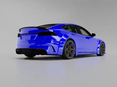 Tesla Model S Prior Design 3D model