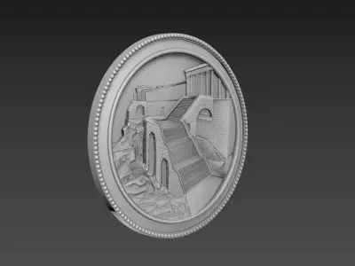 Jerusalem Second Tample Relief 3D model