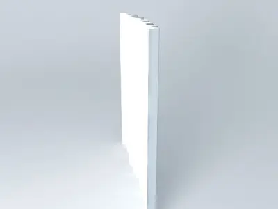 Curtain gray Free 3D model