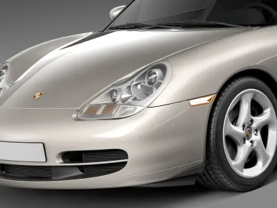 Porsche 911 996 Carrera 1997-2001 3D model