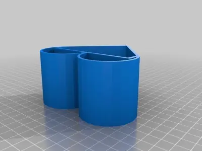 Heart shape pot for Magic Beans Free 3D print model