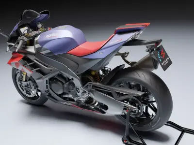 Aprilia RSV4 Factory 2021 Low-poly 3D model