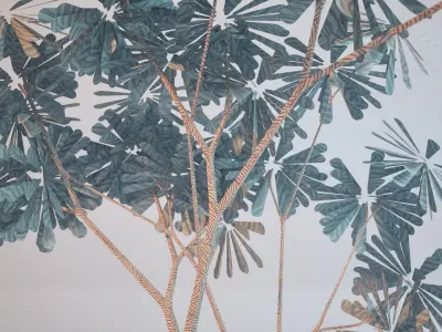 Conceptual shrub S1Bv5 Low-poly 3D model