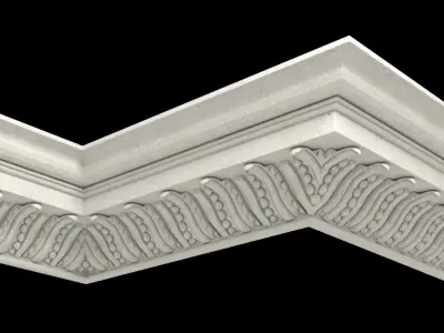 decor molding 01 3D model