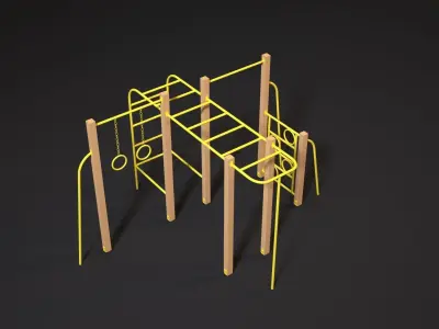 Sports complex 3 3D model