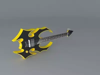 Gods of METAL guitar Free 3D model