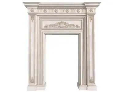 Arched doorway Arch in classic style  Door Portal 3D model