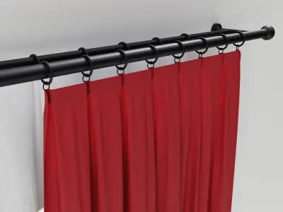 Curtains 02 collection 1 3D model