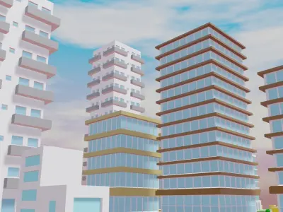 Indie Game World Free low-poly 3D model